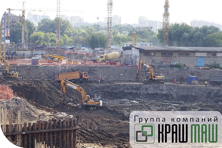ГК «КрашМаш» завершила в Москве земляные работы на берегу Москва-реки для компании «ДОНСТРОЙ»