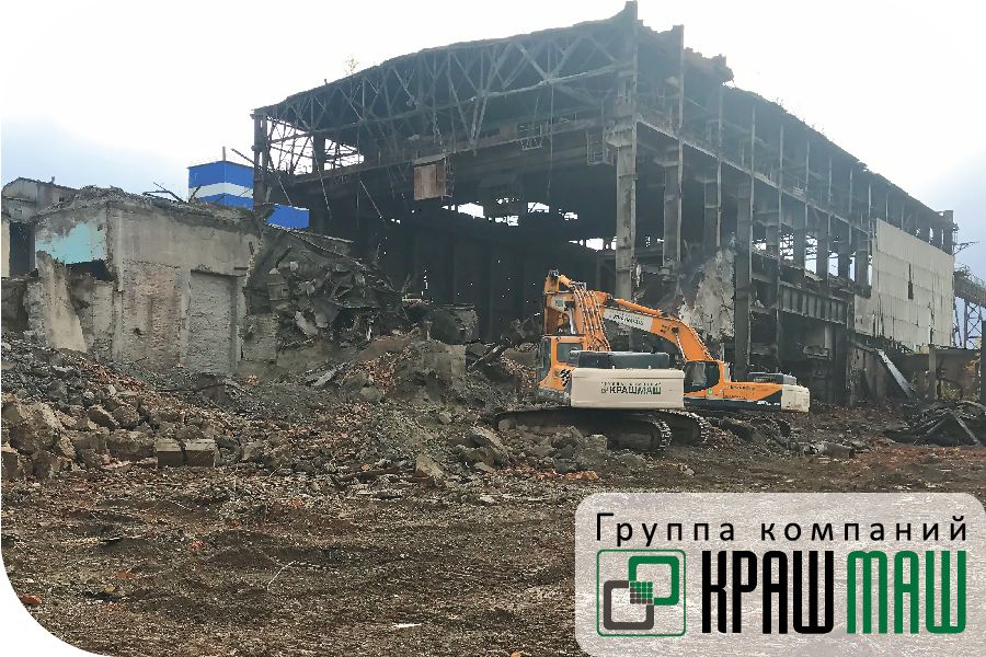 За два месяца ГК «КрашМаш» выполнила более половины от общего объема демонтажных работ в рамках проекта по модернизации завода «Горнозаводскцемент» в Пермском крае