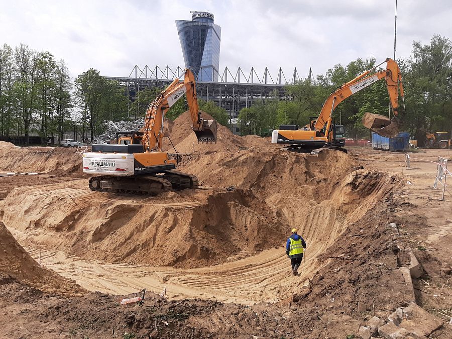 КрашМаш подготовила площадку для строительства спортивной базы ЦСКА на севере Москвы